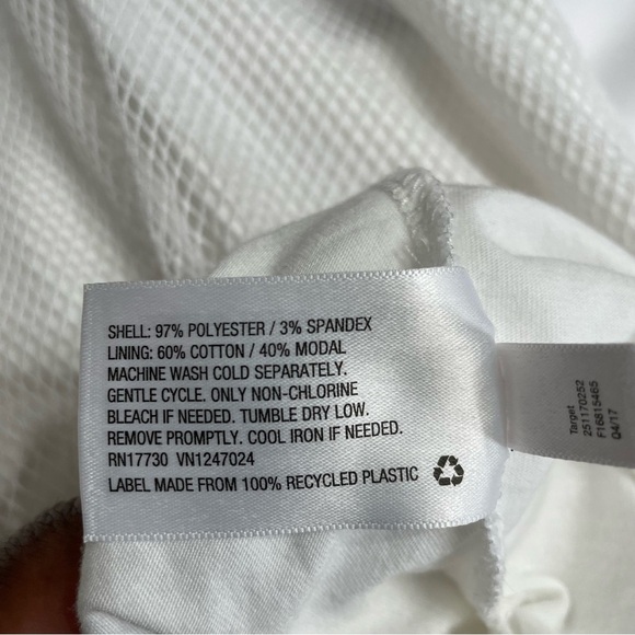 Hunter White Mesh 3X Midi Dress Summer Beach - Picture 7 of 7